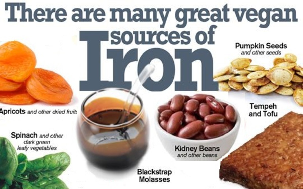 Iron Rich Foods to help Fight Anemia, Vegetarian Style! HubPages