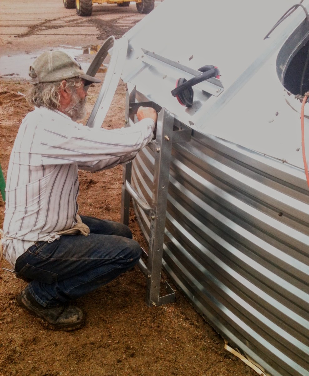 How to Build a Grain BinMain Rings and Ladder An Illustrated Guide