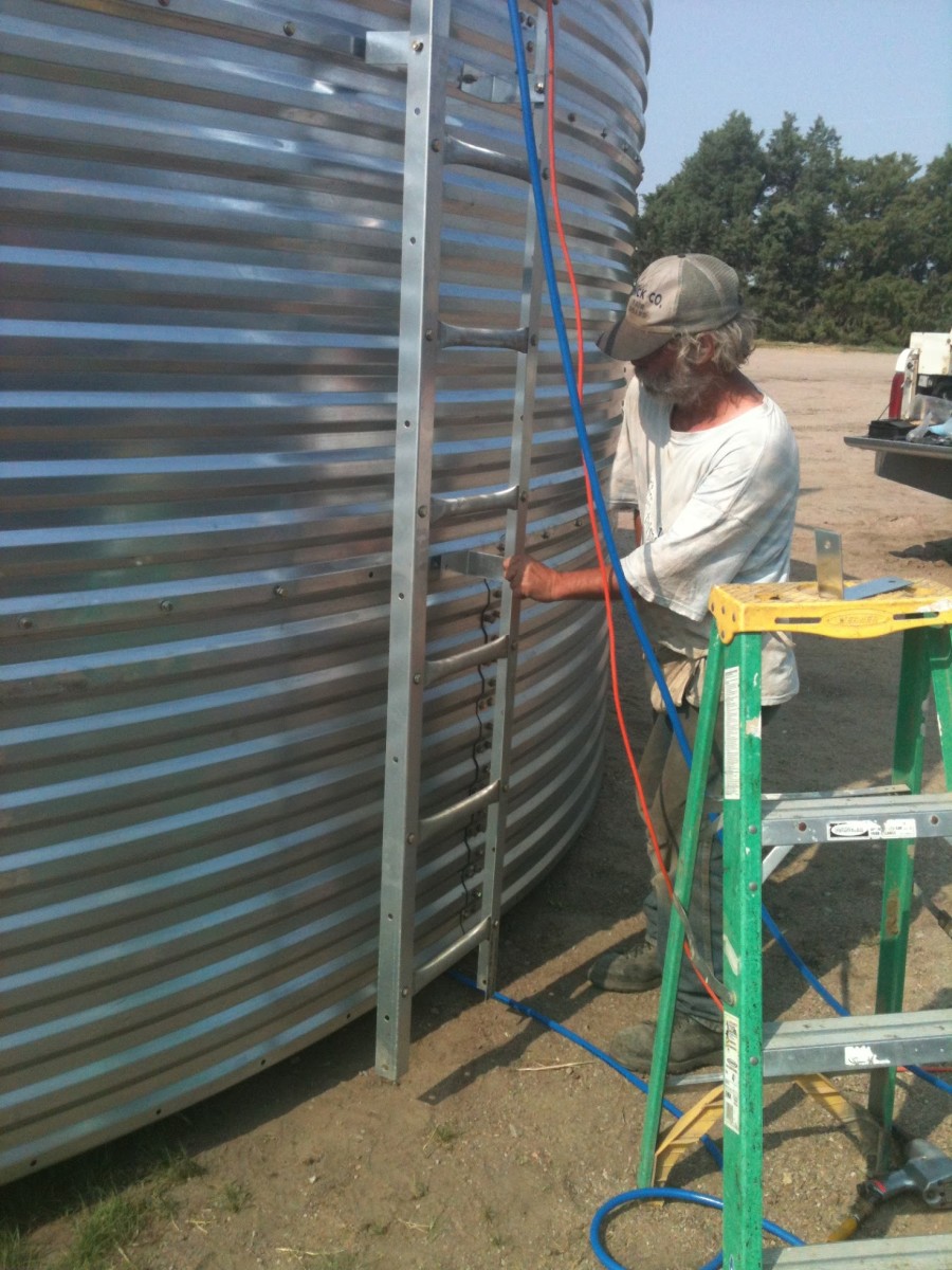 How to Build a Grain BinMain Rings and Ladder An Illustrated Guide