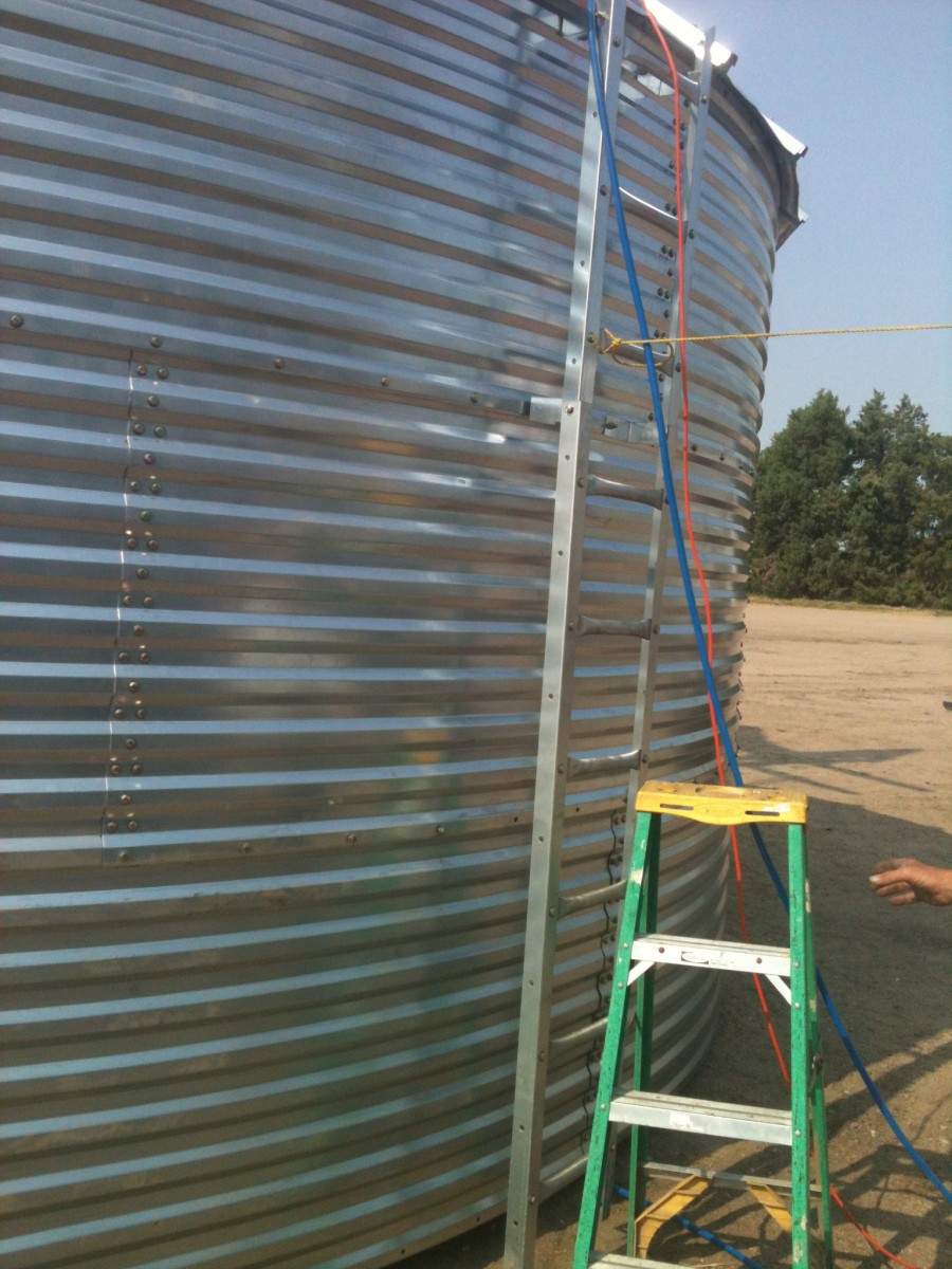 How to Build a Grain BinMain Rings and Ladder An Illustrated Guide