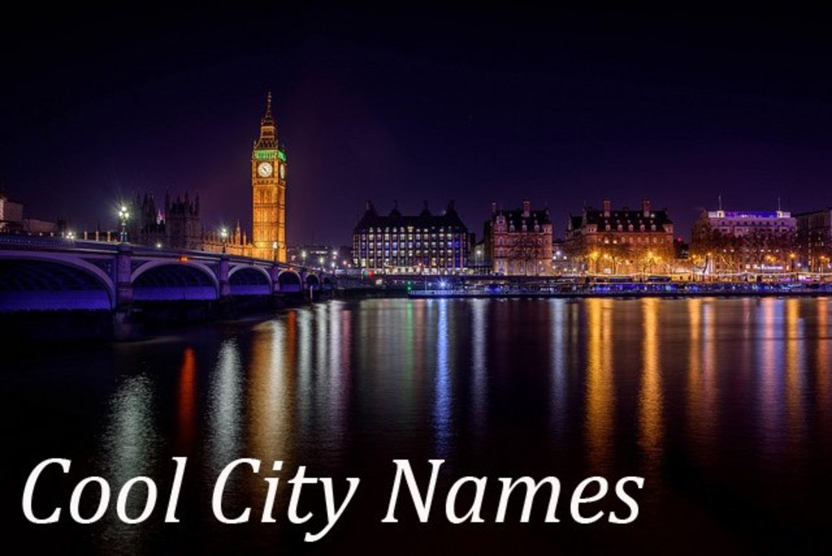 Cool and Unique City Names for Writers... and Travelers HubPages