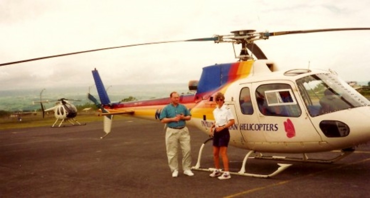 Papillon Helicopter Ride over Kilauea Volcano in Hawaii with Pictures