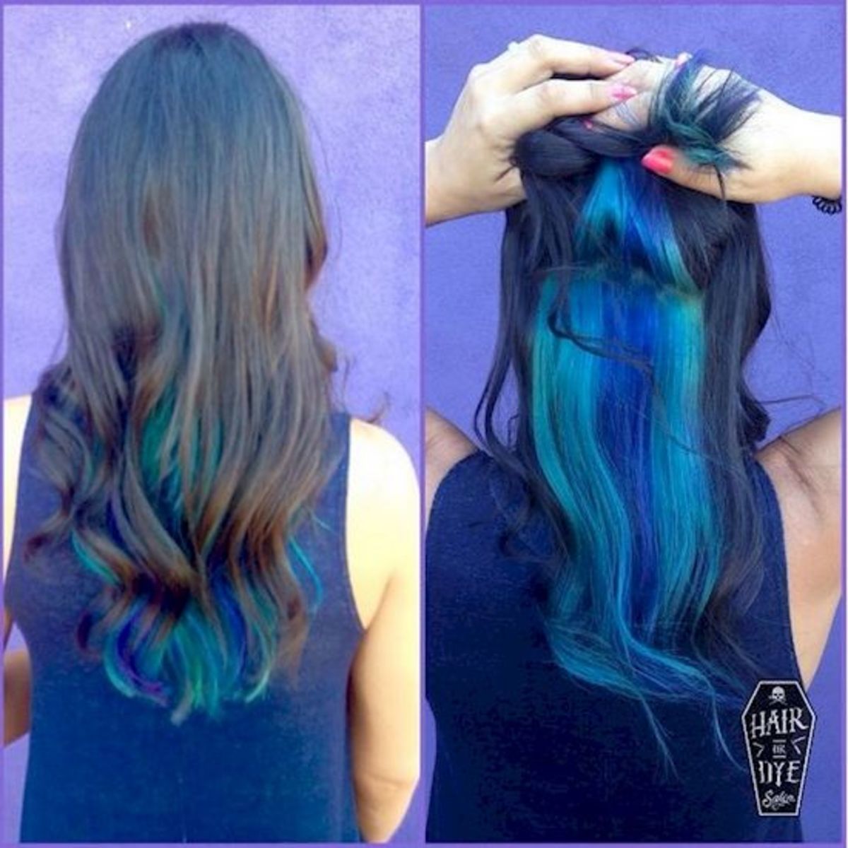 Hair DIY Five Ideas for Blue Hair and How to Do Them at Home Bellatory