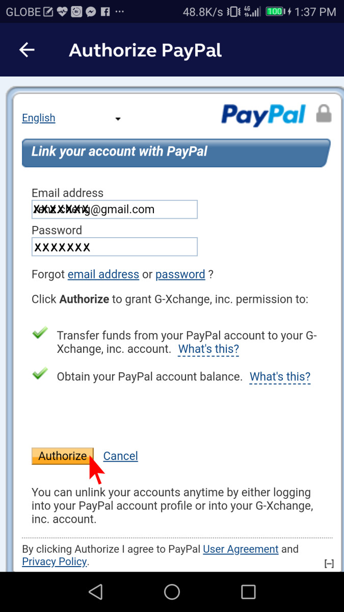 How to Transfer a PayPal Balance to GCash in the