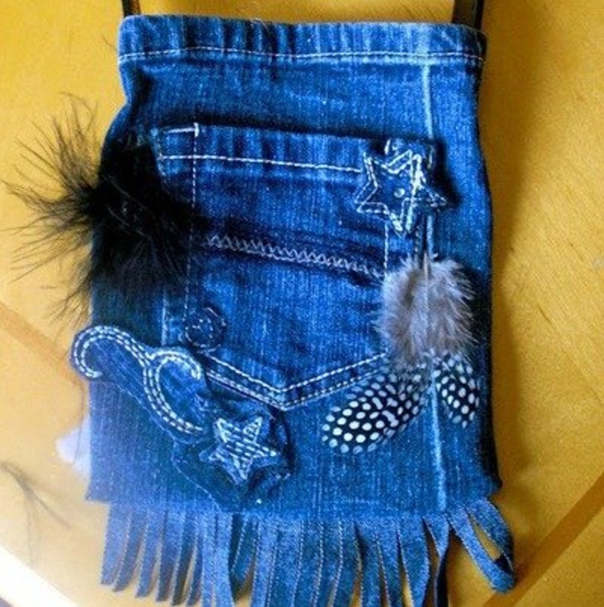 53 Craft Ideas Using Old Denim Jeans