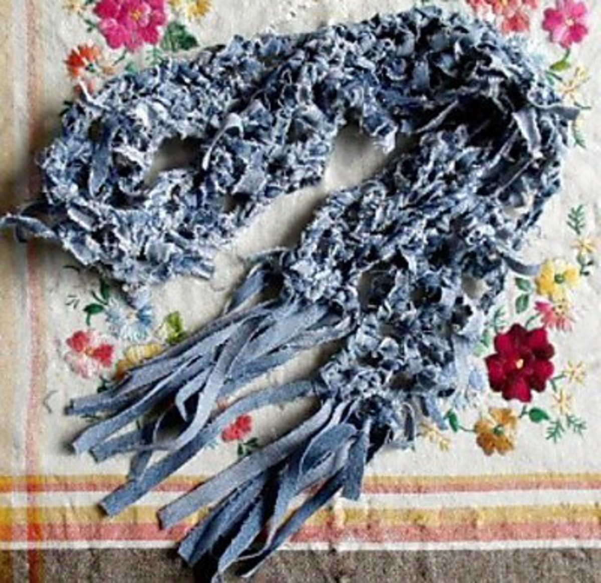57 Craft Ideas Using Old Denim Jeans