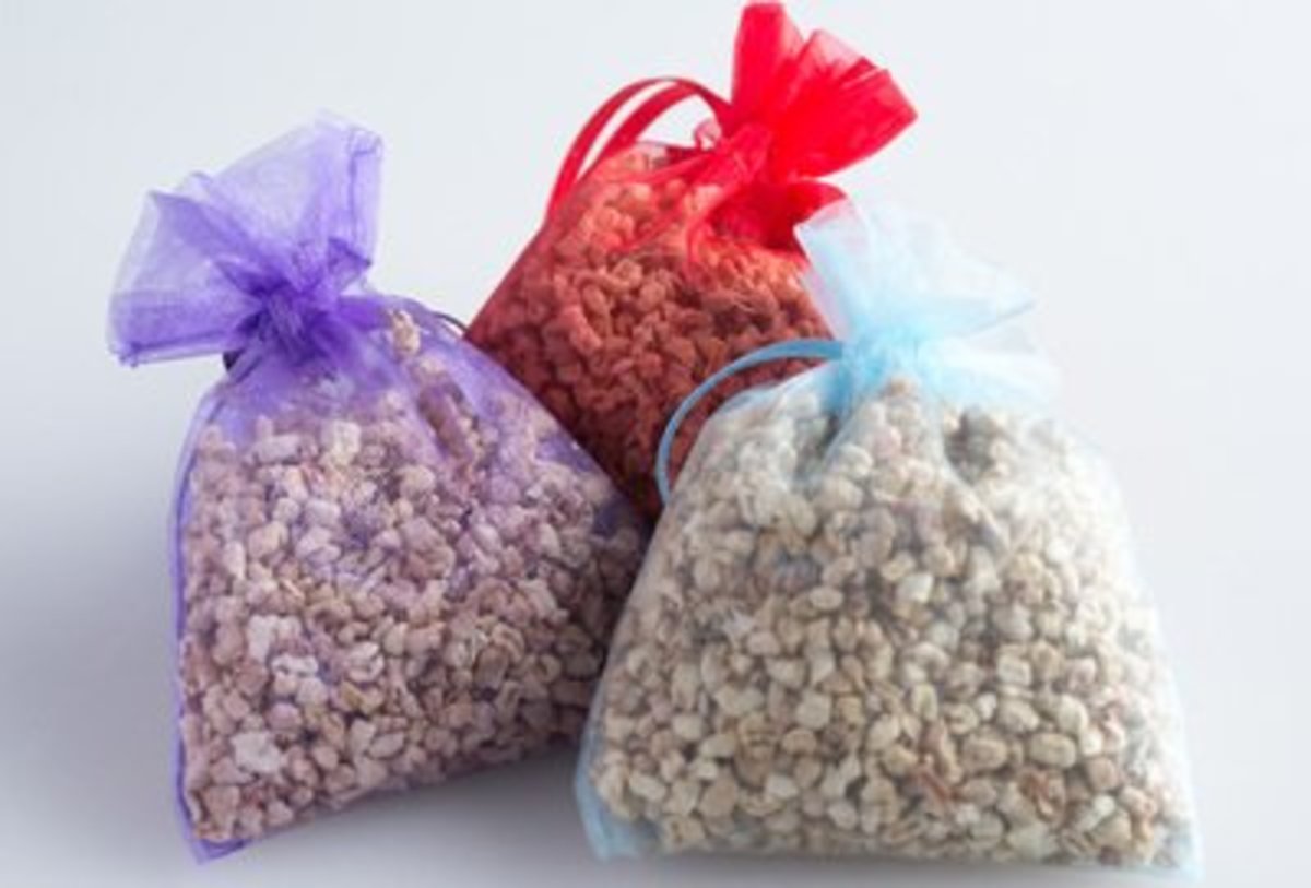 46 Ideas for Homemade Sachet Bags and Scented Fillings