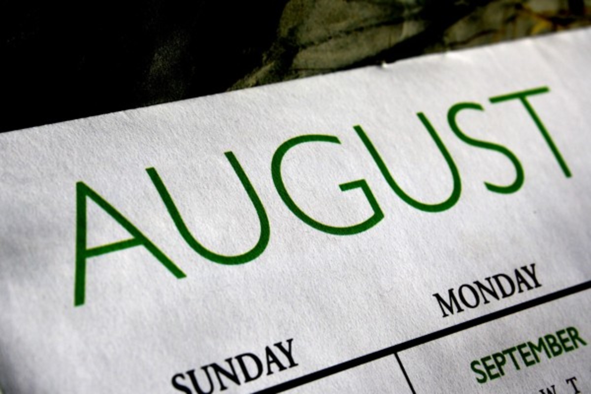 Interesting Things About the Month of August HubPages