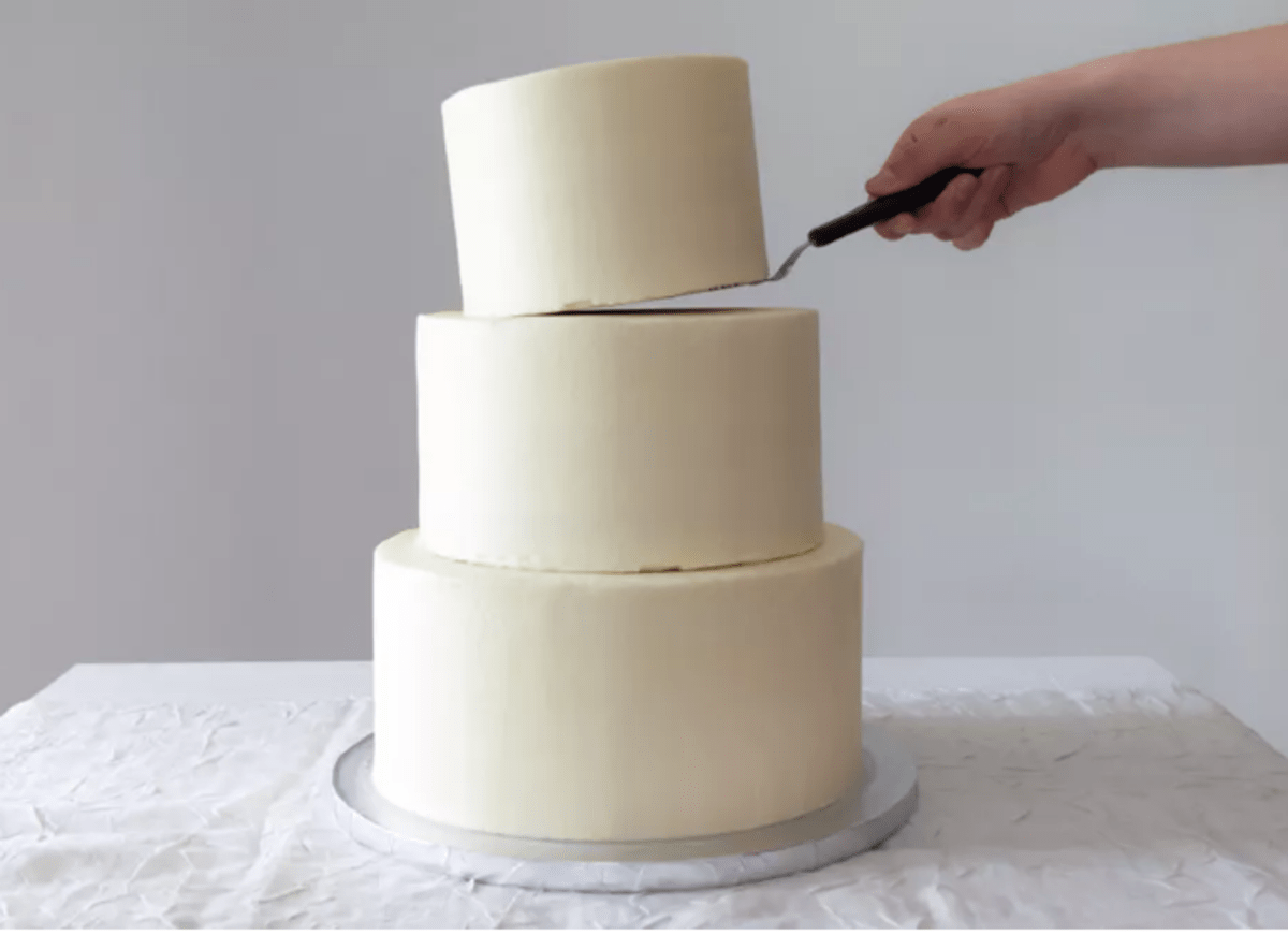 Cake Decorating Basics How to Stack a Tiered Cake Delishably