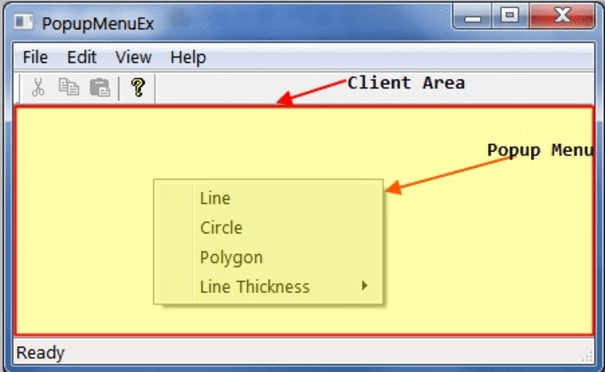 VC++ MFC Example Display Context Menu in SDI Owlcation