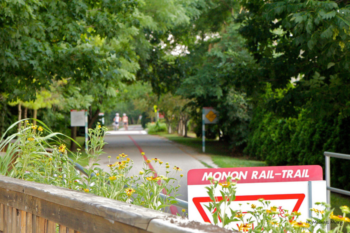 The Best Bike Trail in Indianapolis The Monon Trail SkyAboveUs