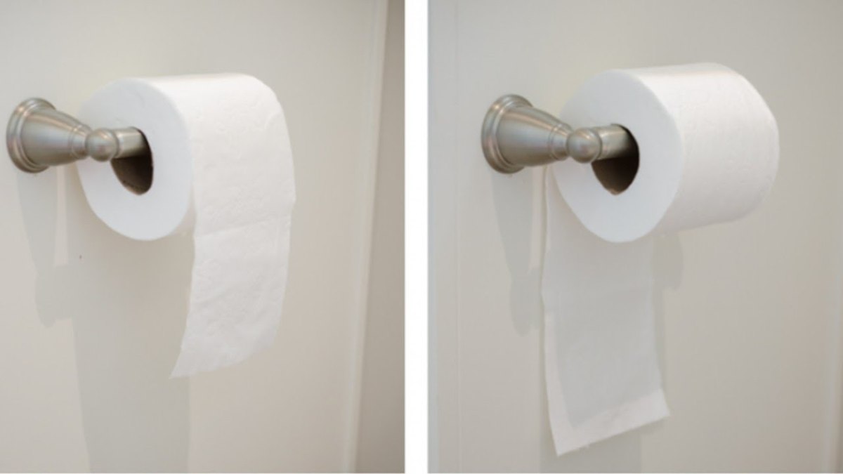 The Great Toilet Paper Debate Should It Be Under or Over? LetterPile