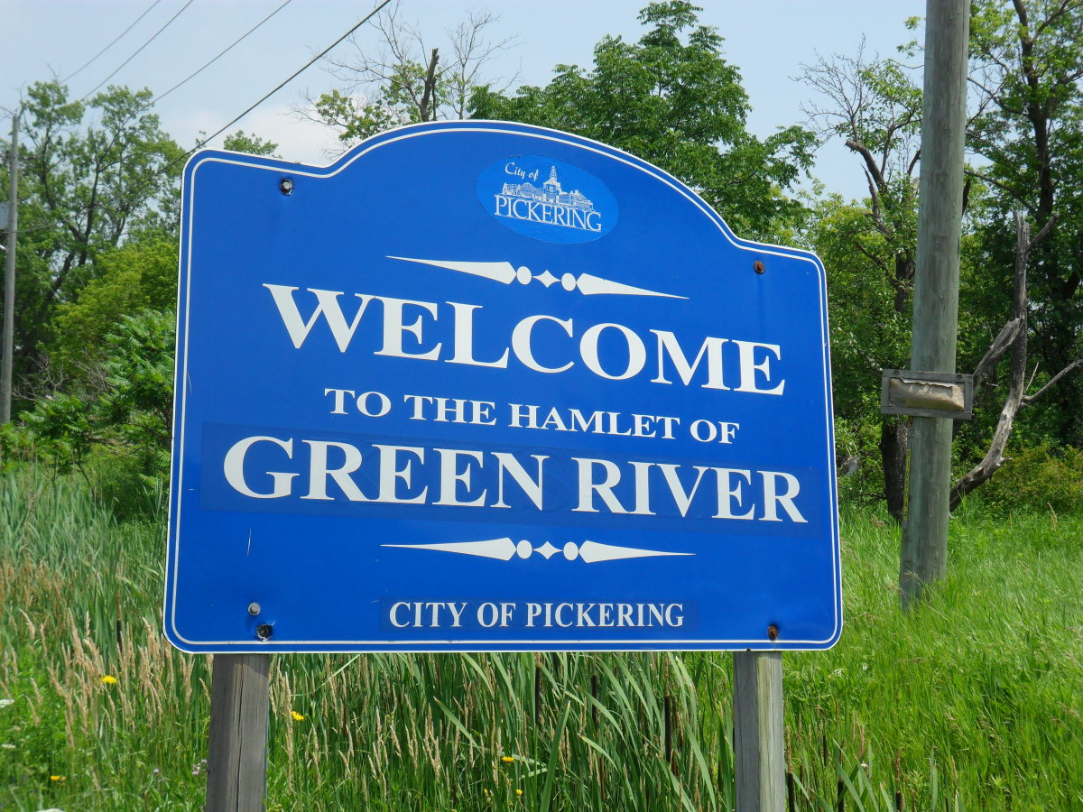Visiting Green River, Pickering, Ontario Settled by Europeans in the
