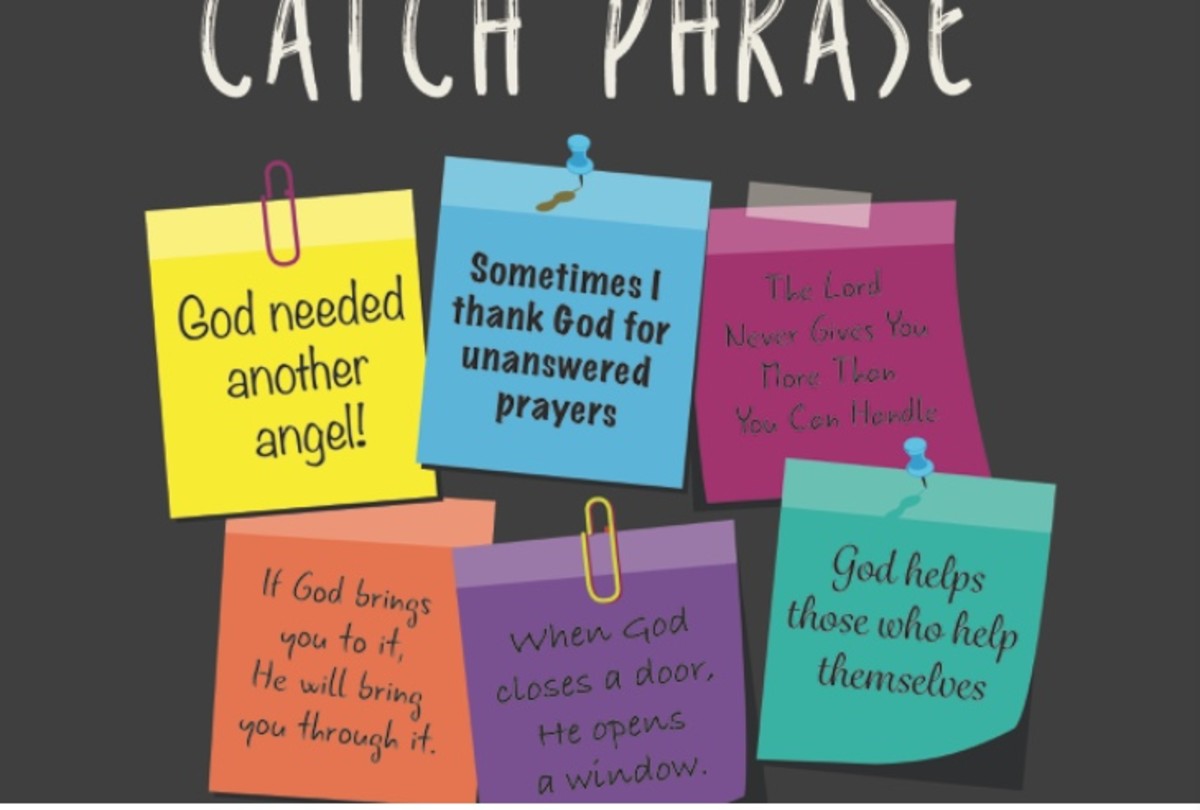 Church Slogans and Catch Phrases Are Not Biblical HubPages