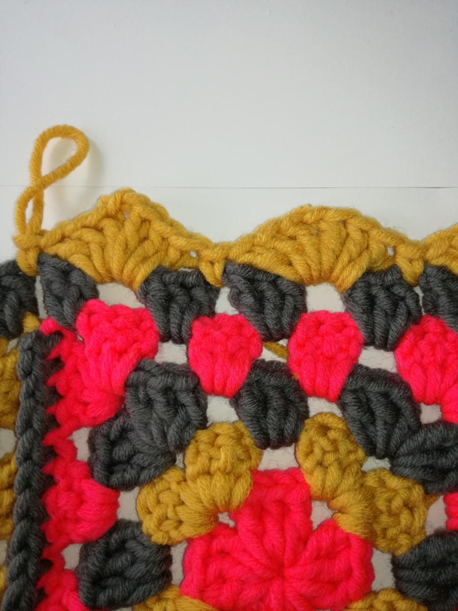 How to Crochet a Granny Square Corner Border HubPages