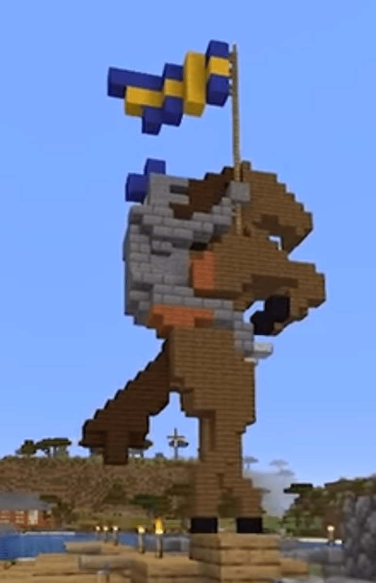 PewDiePie's 10 Best Minecraft Builds LevelSkip