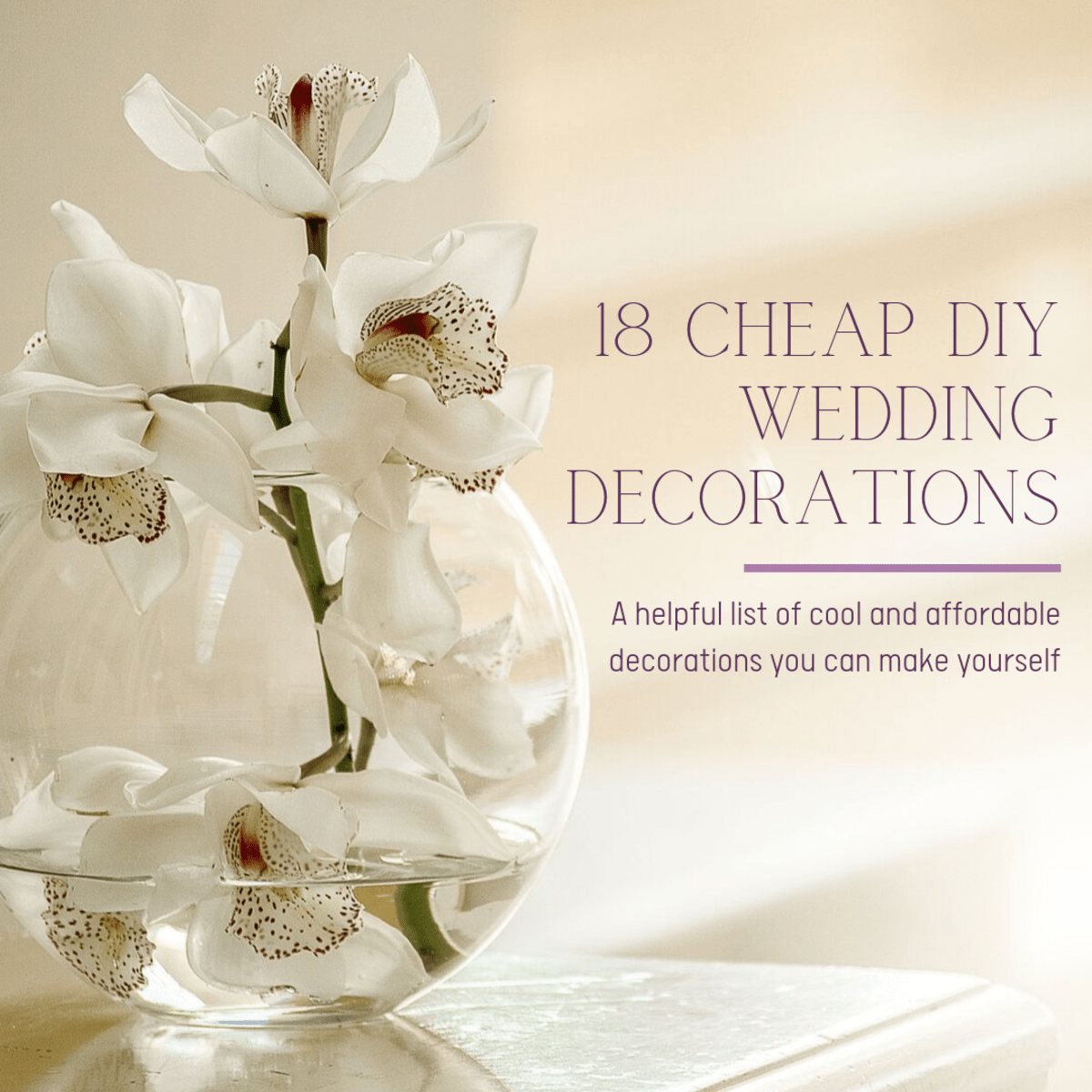 18 DIY Wedding Decorations on a Budget Holidappy