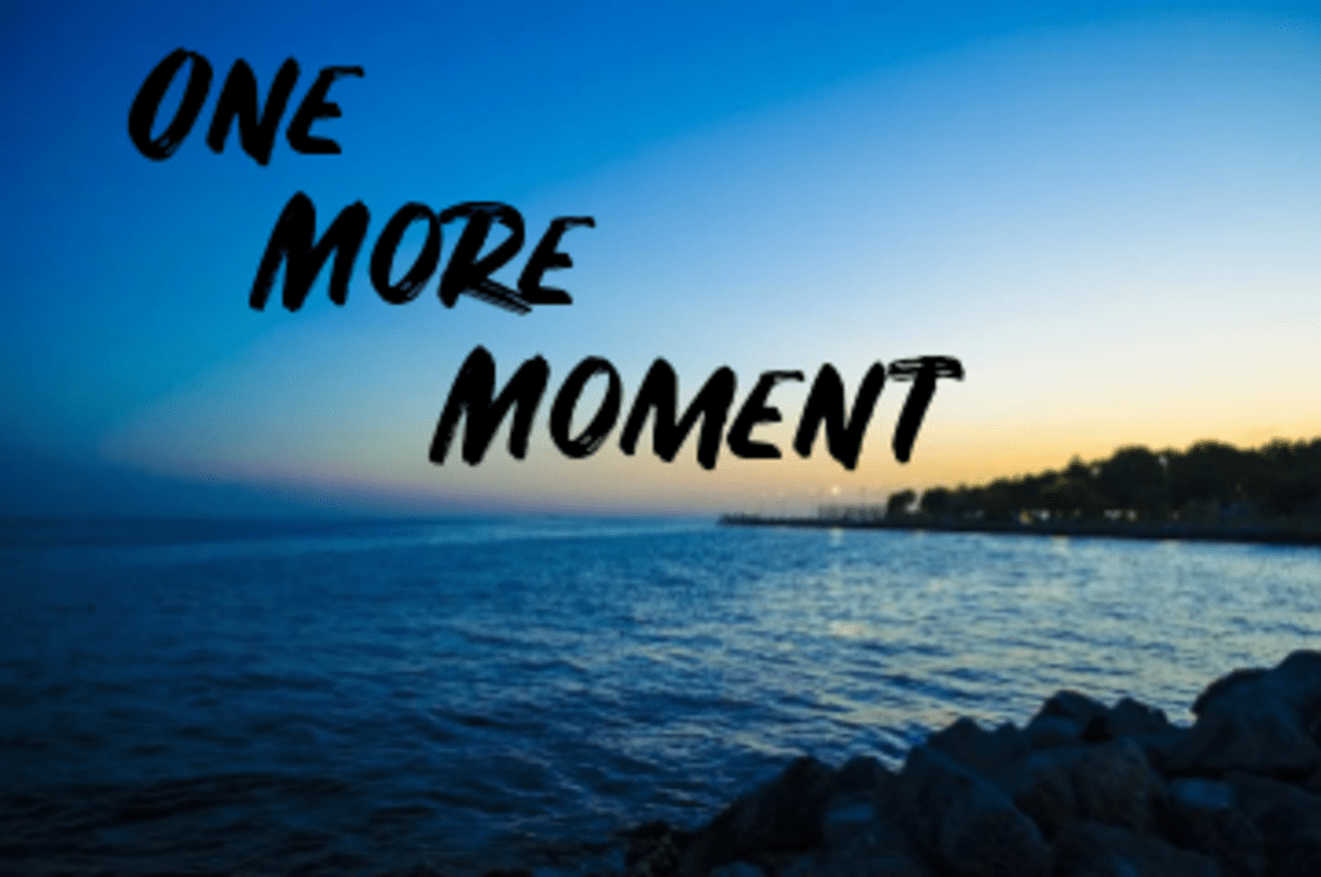 Poem One More Moment LetterPile
