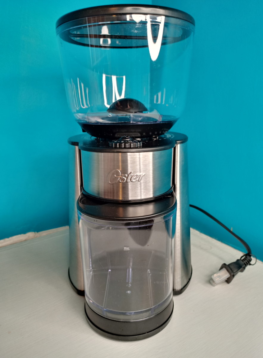 Review of the Oster Coffee Burr Mill Delishably