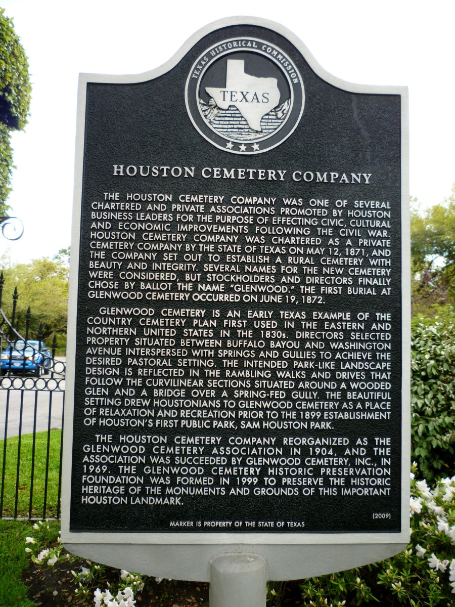 Glenwood Cemetery in Houston Who’s Who of Spectacular Grave Sites