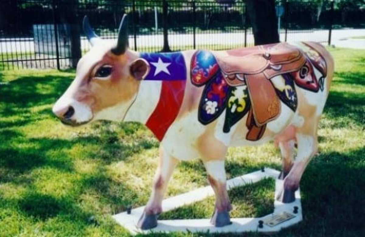 Cow Parade Fun in Houston, Texas It was Moovelous! LetterPile