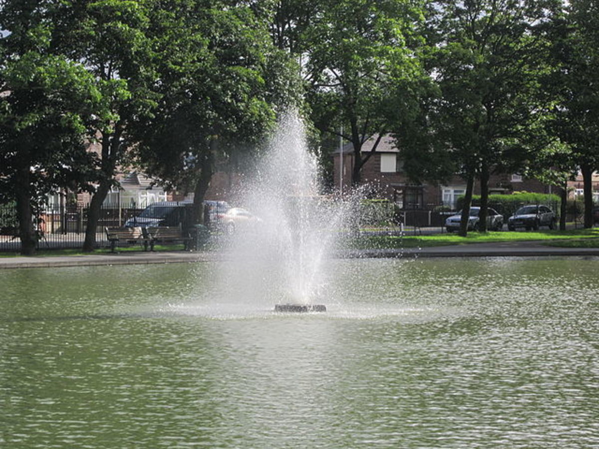 Visiting Victoria Park, Widnes, England Scenic Area Reflecting Over a