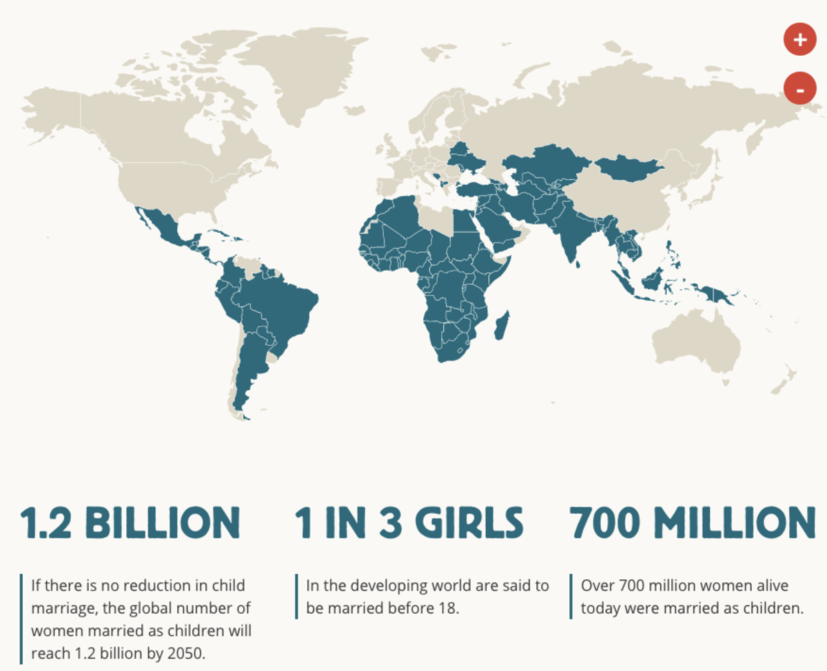 Child Marriage Global Map Reasons Why Girl Child Marriage Remains Prevalent in Many Developing