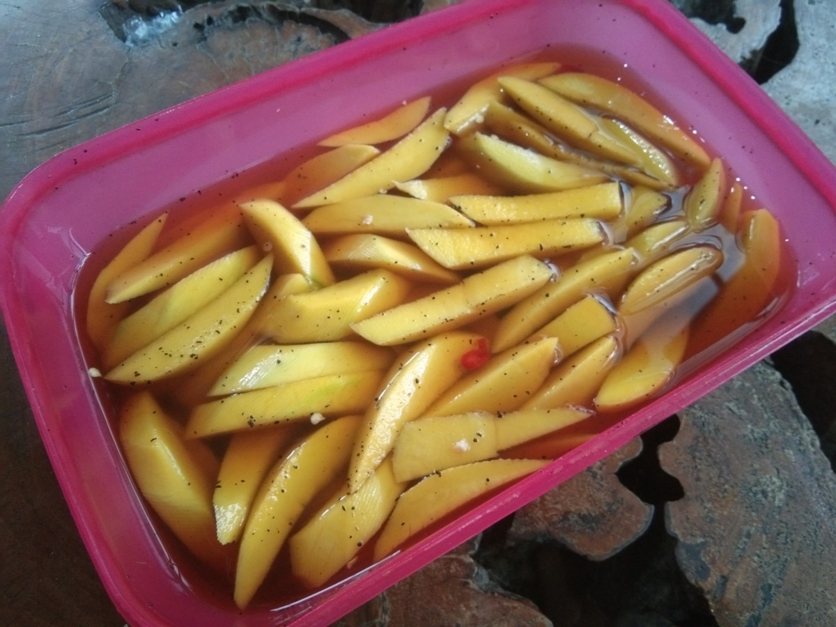 How to Make Pickled Hawaiian Mangoes (Burong Mangga) Delishably