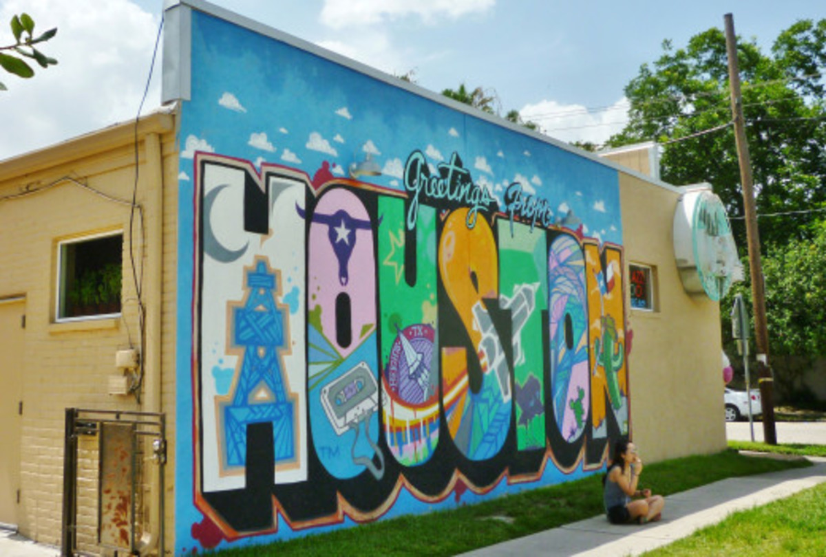 32 Unique and Colorful Murals in the Houston Heights See Photos and
