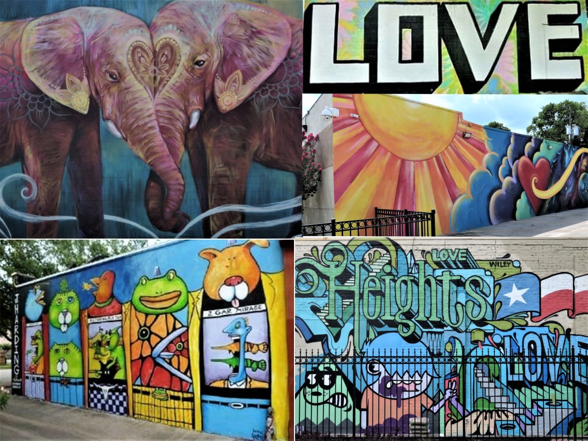 32 Unique and Colorful Murals in the Houston Heights See Photos and