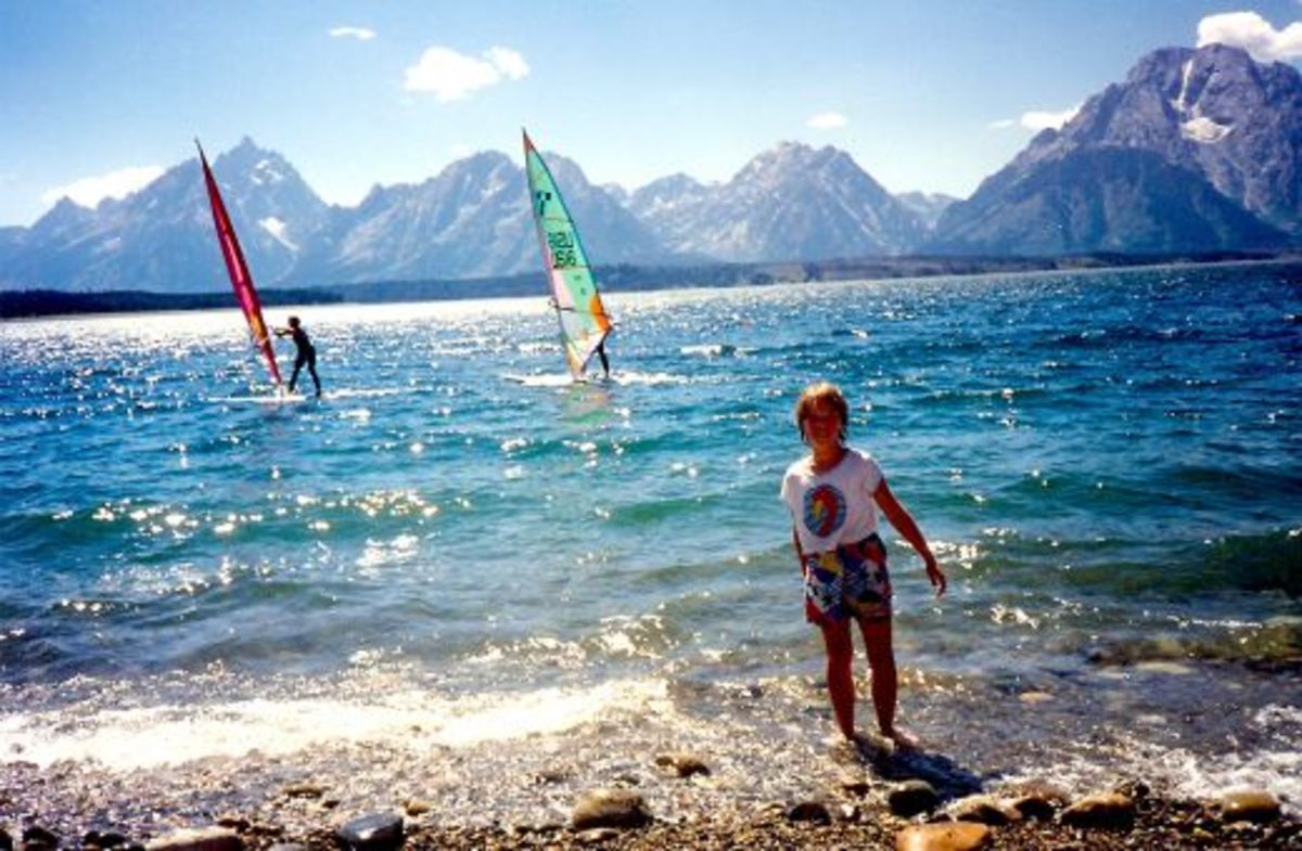 Signal Mountain Boat Ramp Jackson Lake in Grand Teton National Park