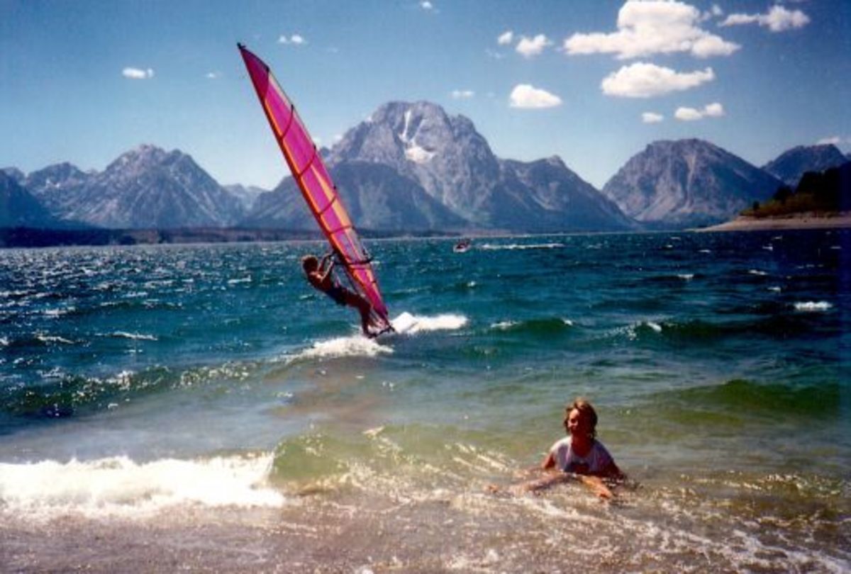 Signal Mountain Boat Ramp Jackson Lake in Grand Teton National Park