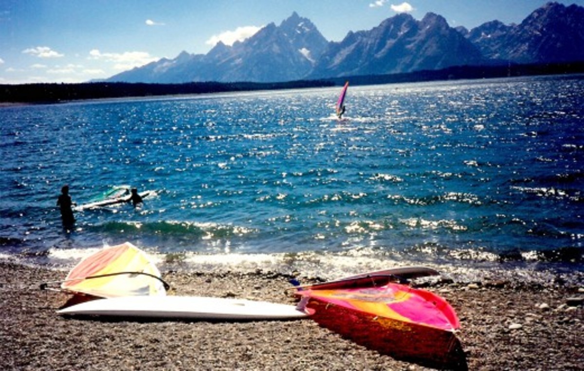 Signal Mountain Boat Ramp Jackson Lake in Grand Teton National Park