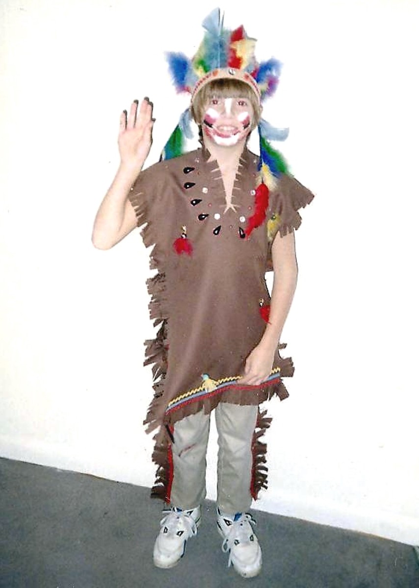How to make your own homemade Native American Indian Halloween Costume