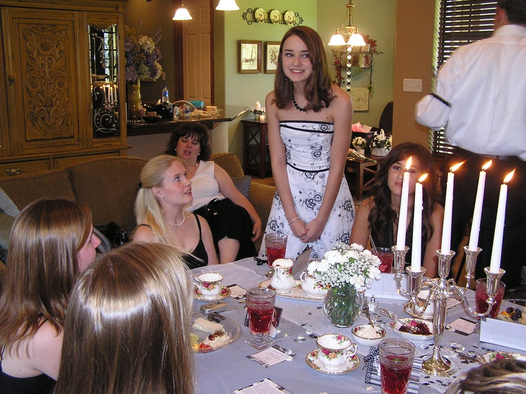 Birthday Parties for Teens Black & White Tea