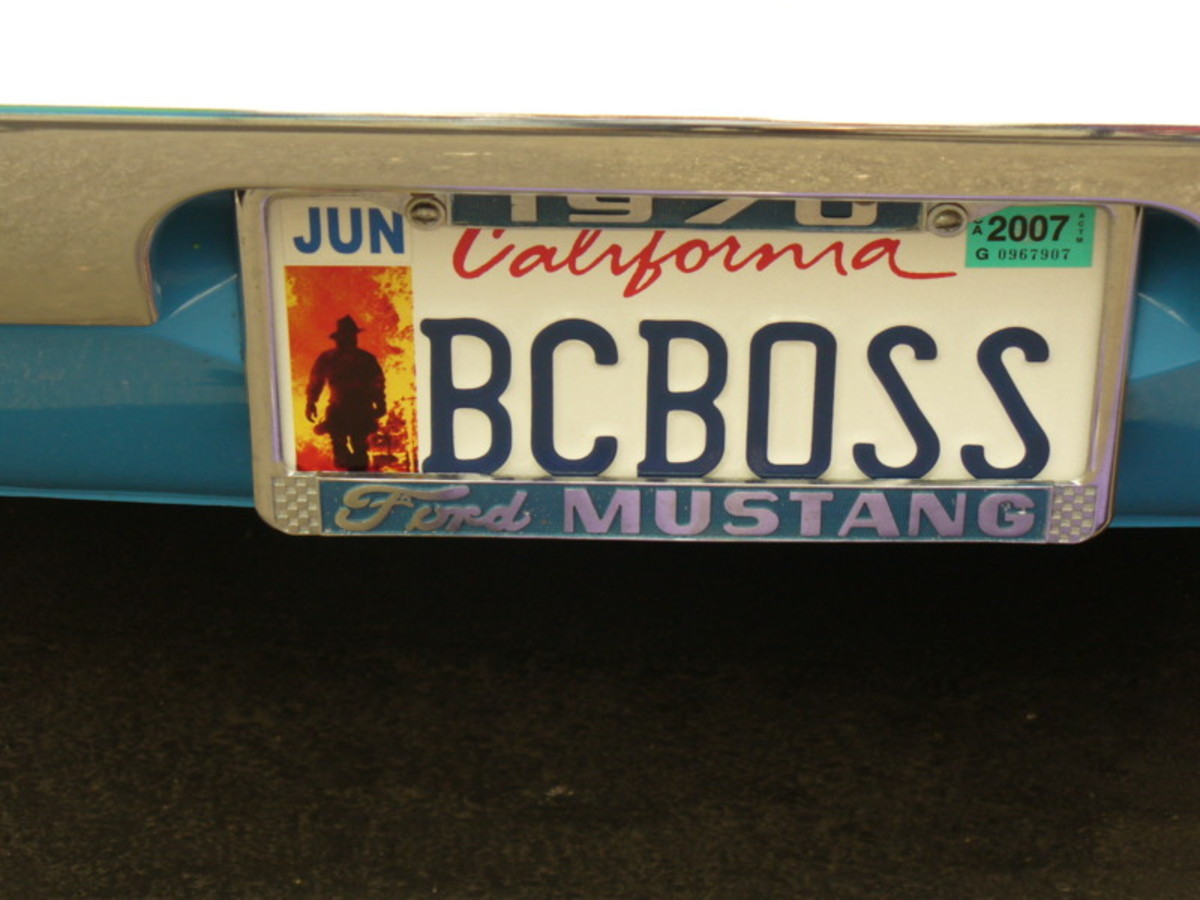 Hot Rods & Classic Car Vanity Plates