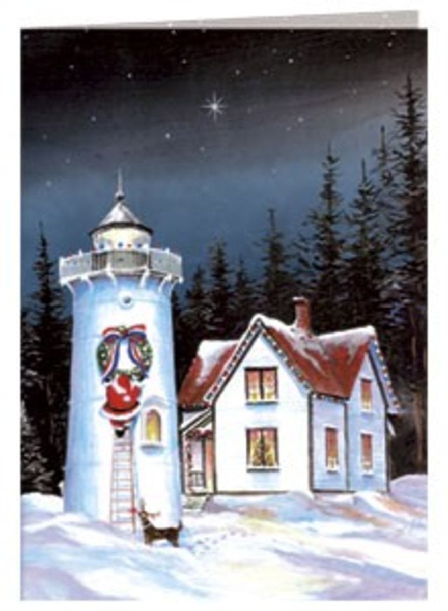 Lighthouse Christmas Cards HubPages