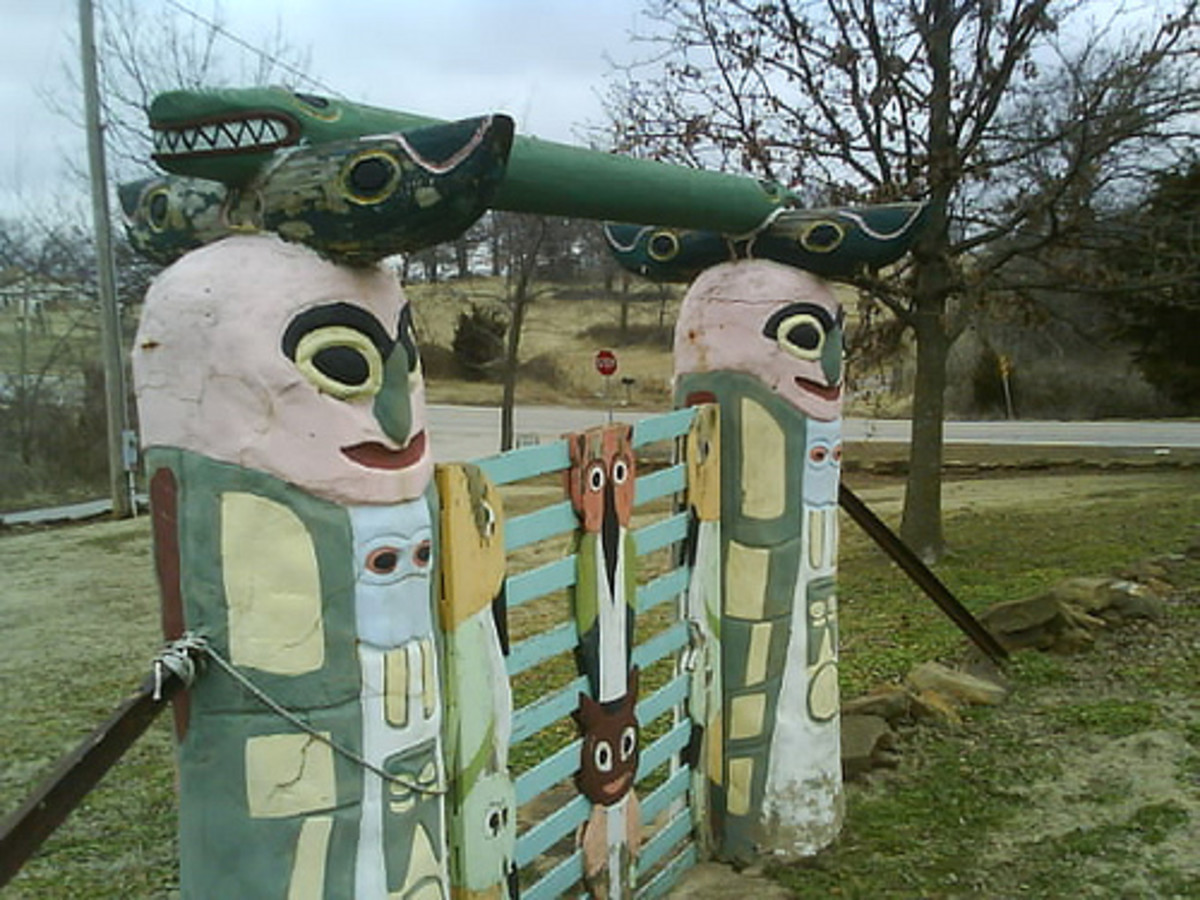 Totem Pole Park in Foyil, Oklahoma A Tribute to Native America HubPages