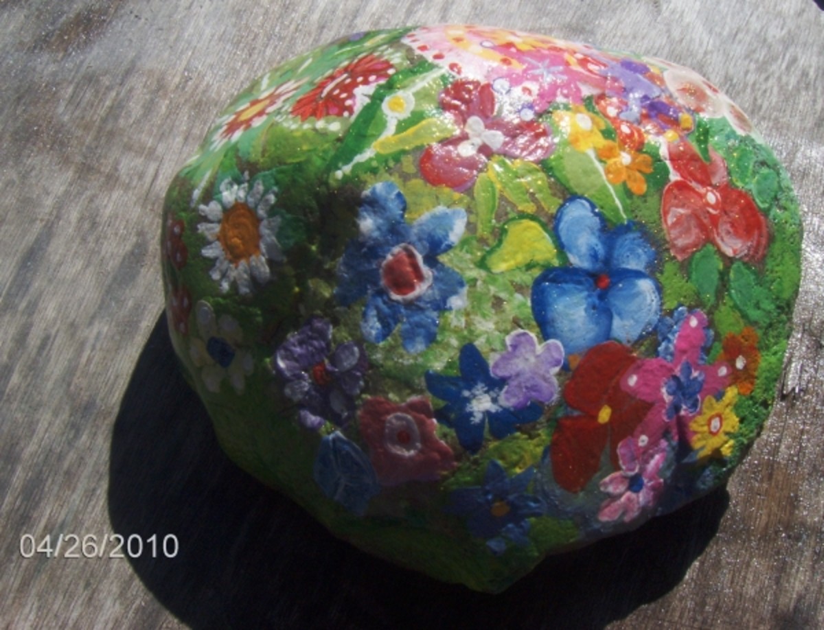 Decorative Painted Garden Rocks HubPages