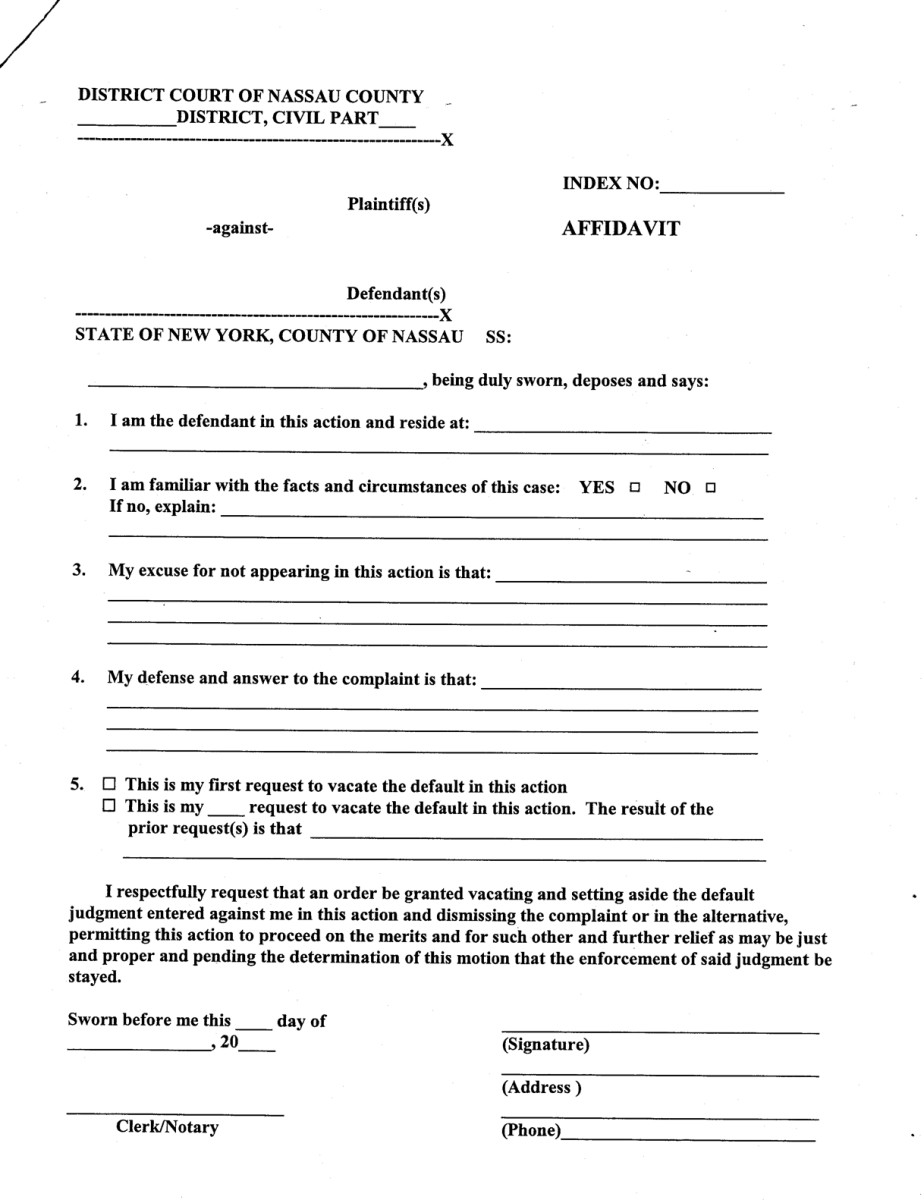 How To Vacate A Judgment Order To Show Cause HubPages