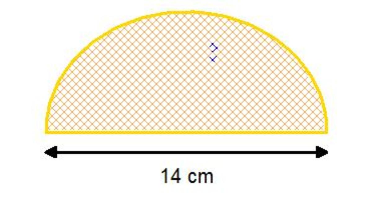 How to calculate the perimeter of a semicircle using 2 simple steps