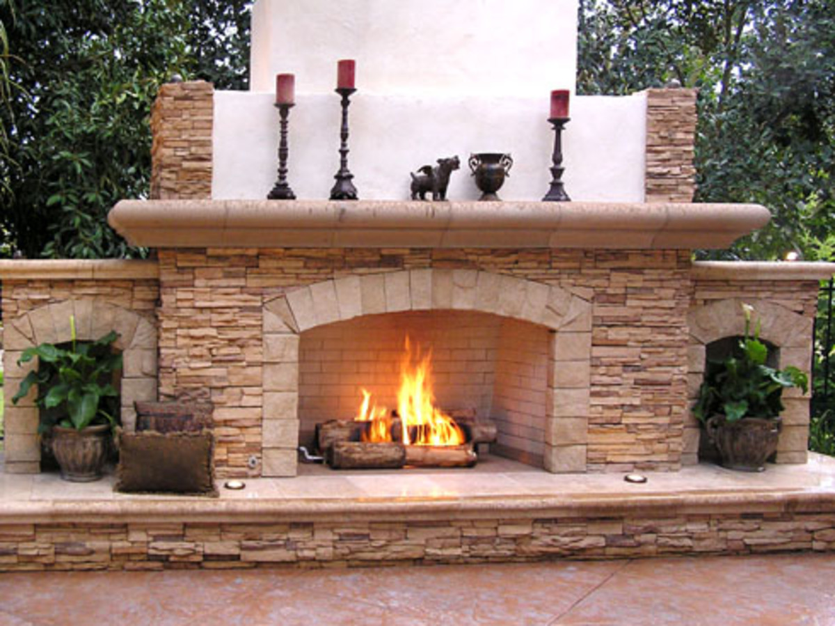 Images Of Outdoor Stone Fireplaces Fireplace Guide by Linda