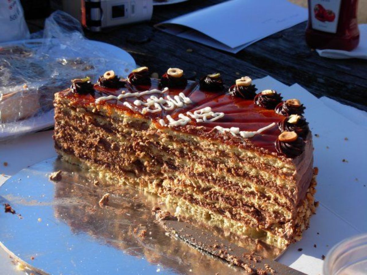 Hungarian Cuisine Dobosh Torte Cake HubPages
