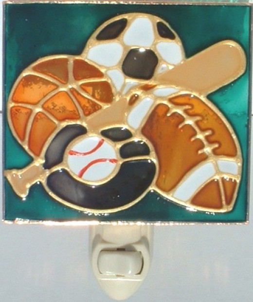 Great Gifts Sports Themed Glass Night Lights Under 25 Buy Online