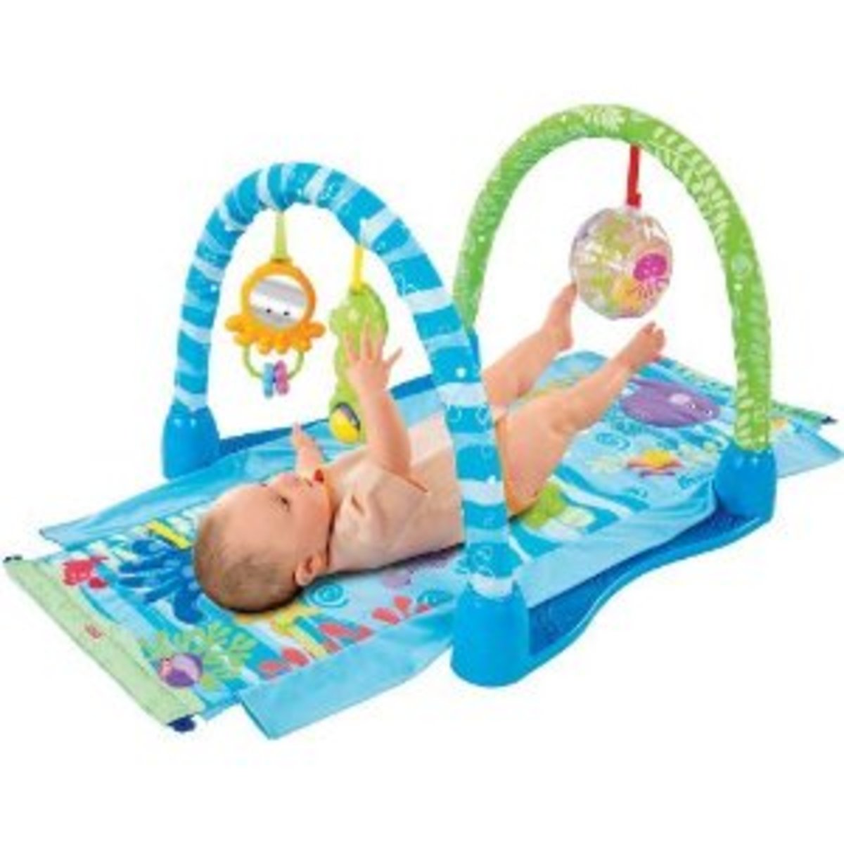 Fisher Price Kick Gym and Kick and Play Piano, Great First Baby Lay