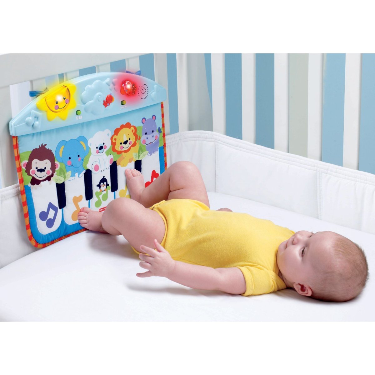 Fisher Price Kick Gym and Kick and Play Piano, Great First Baby Lay
