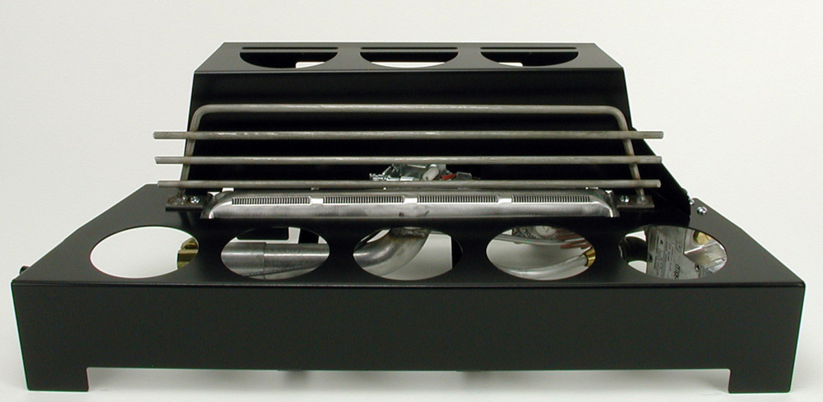 Vented gas logs and ventless gas fireplace alternative fire balls and