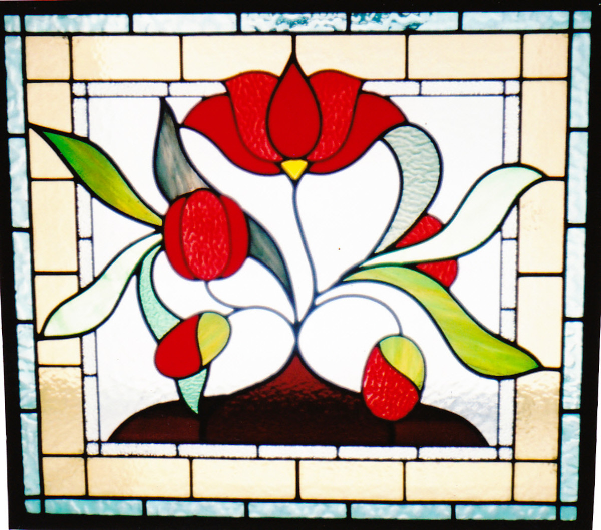 Leadlighting Tutorial Lesson 7 Puttying and how to repair a broken