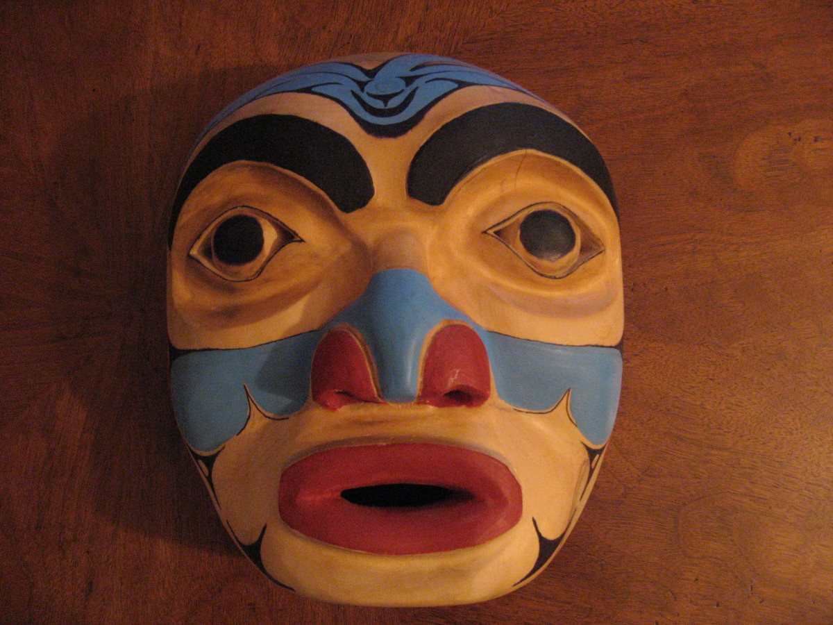 Carving Native Masks from Wood
