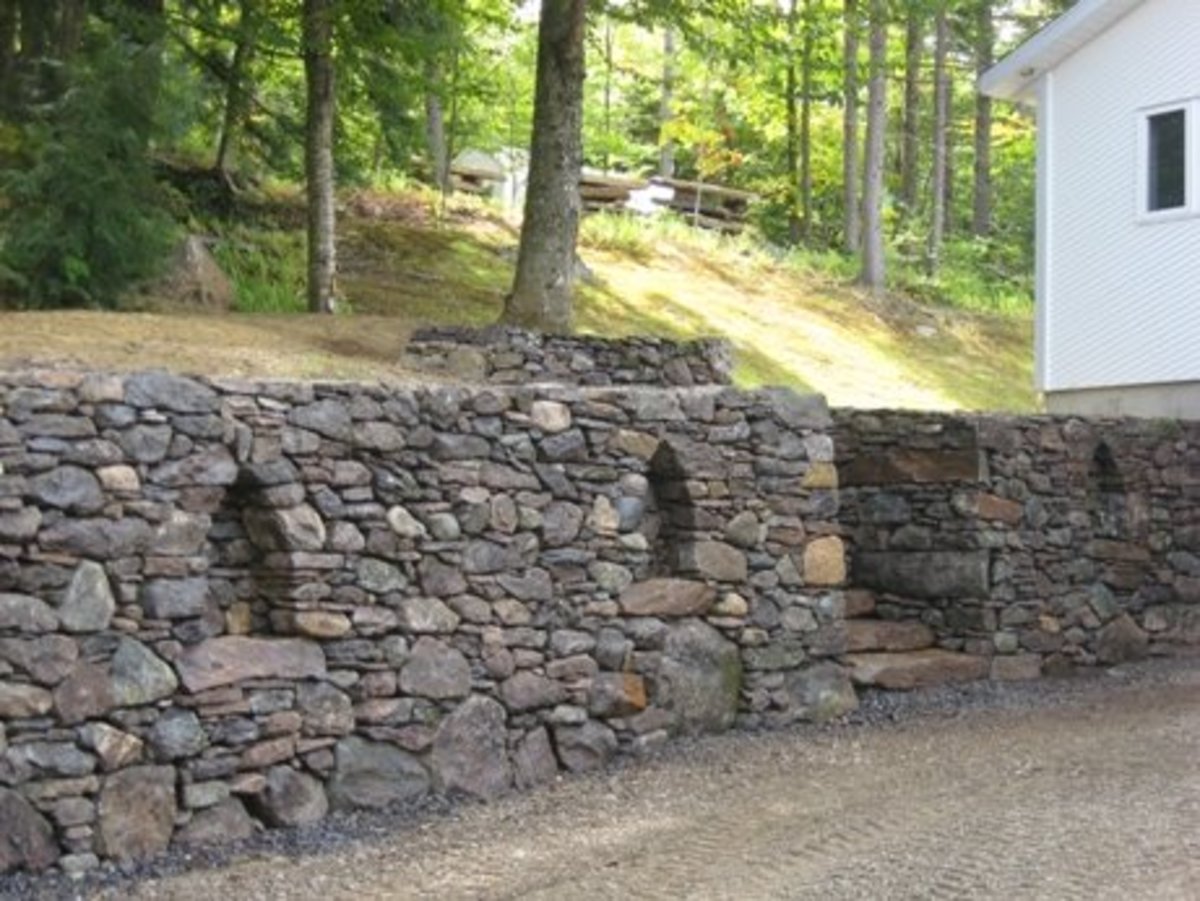 How to Build a Natural Stone Retaining Wall the Right Way! Dengarden